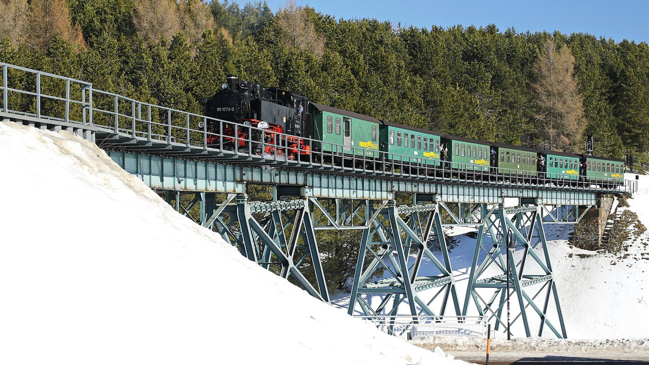 Parní úzkokolejka Fichtelbergbahn (Sasko)
